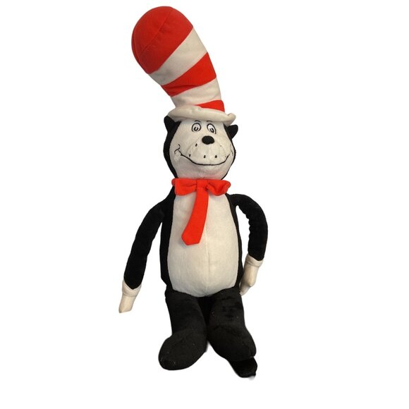 2012 Kohls Cares Dr Seuss The Cat in the Hat Plush Stuffed Animal Toy 21" - Picture 1 of 3